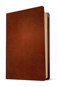 Image of NLT Thinline Reference Bible, Genuine Leather Brown