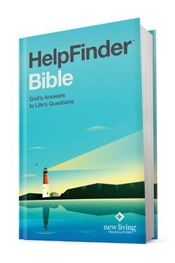 Image of NLT Helpfinder Bible Hardcover, Filament Enabled, Red Letter