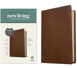 Image of NLT Thinline Reference Bible, Filament Enabled, Red Letter, Brown
