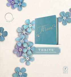 Image of NLT Thrive Creative Journaling Devotional Bible Hardcover Leatherlike