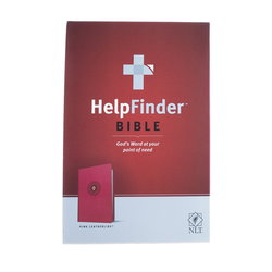 Image of NLT Helpfinder Bible: Pink God’s Word at Your Point of Need