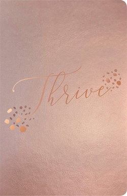 Image of NLT Thrive Devotional Bible for Women Leatherlike, Rose Metallic