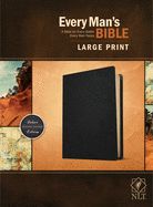 Image of NLT, Every Man’s Bible Large Print Genuine Leather, Black
