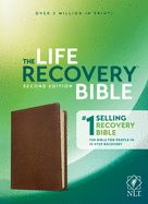 Image of NLT Life Recovery Bible, Second Edition Leatherlike, Rustic Brown