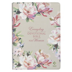 Image of Devotional Bible NLT for Women Faux leather, Floral