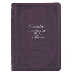 Image of Devotional Bible NLT for Women Faux leather, Purple