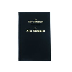 Image of English/German New Testament Large Print 8.5 x 5.5 x 1.5 -Hardcover
