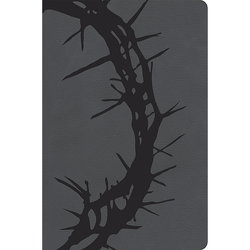 Image of CSB Giant Print Reference Bible, Charcoal Leathertouch