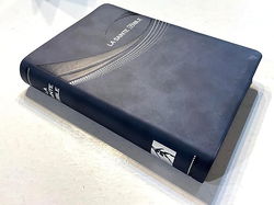 Image of French Large Print, Thumb Index Bible, Segond 1910, Blue Imitation Leather