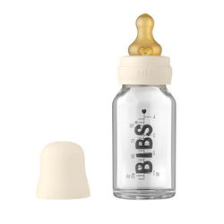 Image of 110 mL Glass Baby Bottle – Ivory