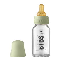 Image of 110 mL Glass Baby Bottle – Sage