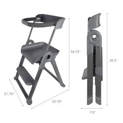 Image of Boon Pivot Toddler Tower – Grey