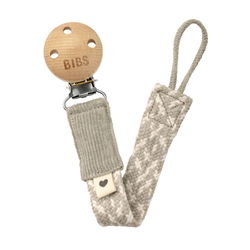 Image of BIBS Pacifier Clip Sand/Ivory