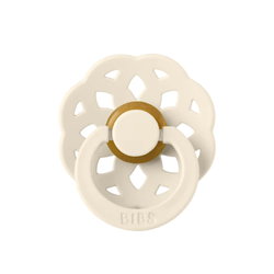 Image of BIBS Pacifier Boheme – Round Nipple 0-6 Months – Ivory