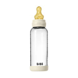 Image of Baby Glass Bottle Set 8oz Latex – Ivory