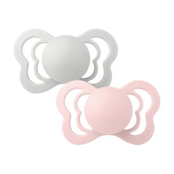 Image of Bibs Pacifier Couture Anatomical 0-6 Months – Haze/Blossom