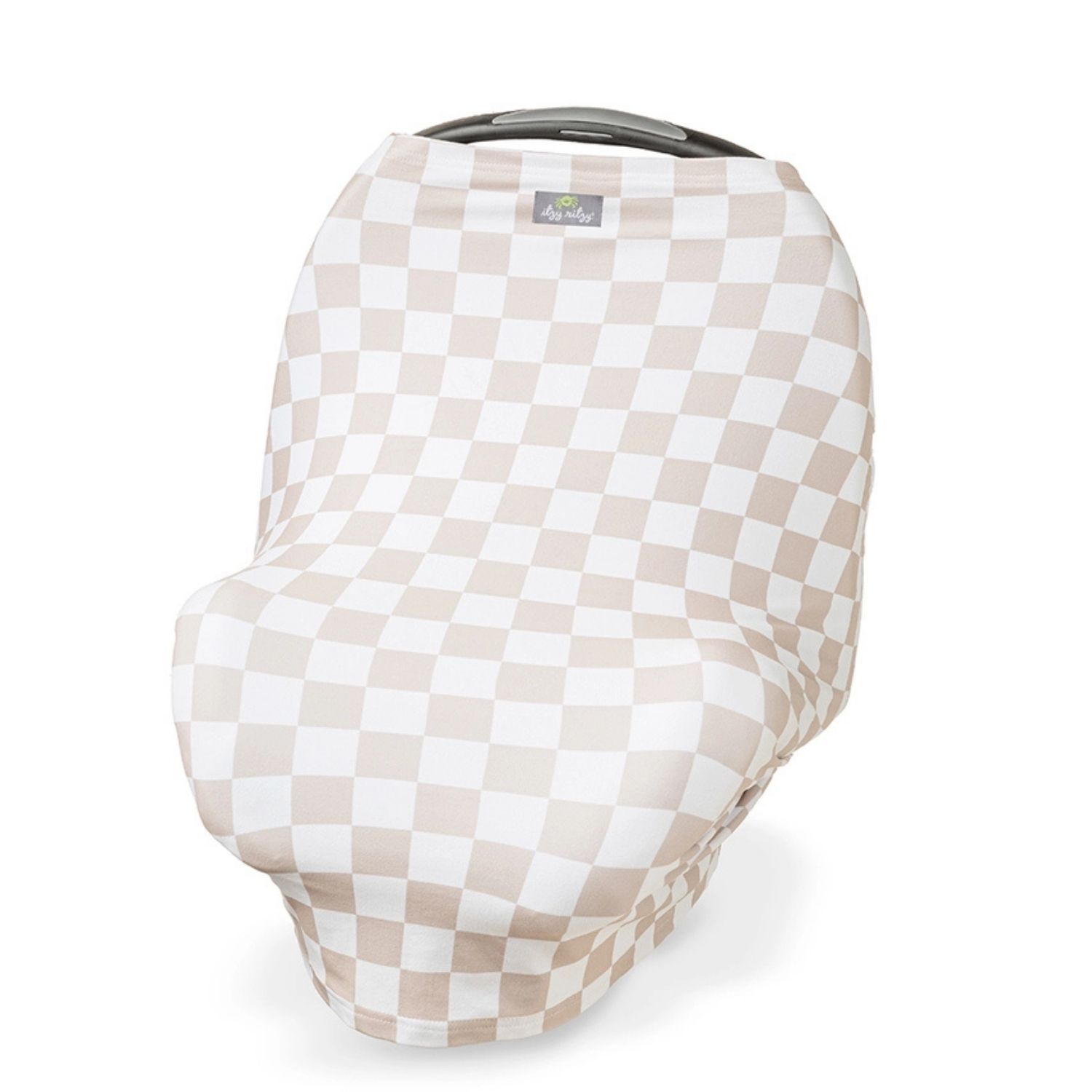 Mom Boss® 4-in-1 Multi-Use Cover - Taupe Checkerboard