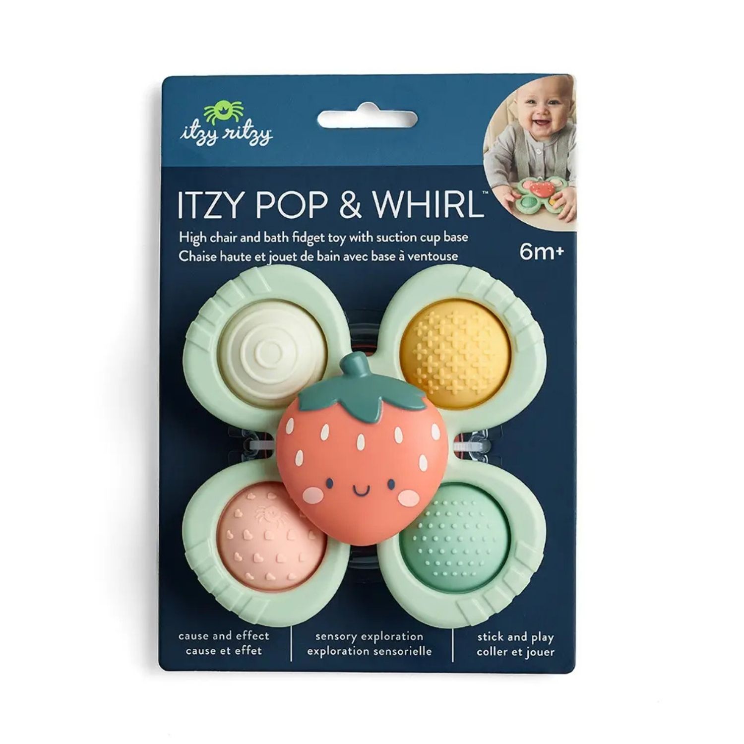 Bonnie the Strawberry - Itzy Pop & Whirl™ Fidget Spinner Travel & Bath Toy