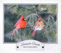 Image of 2026 Simple Faith Backyard Birds Calendar