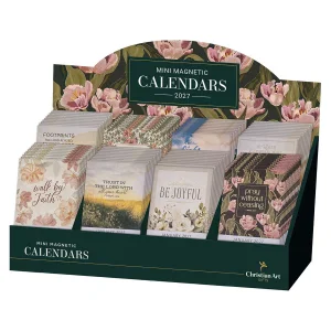 2027 Mini Magnetic Calendar Pre-packed Merchandiser