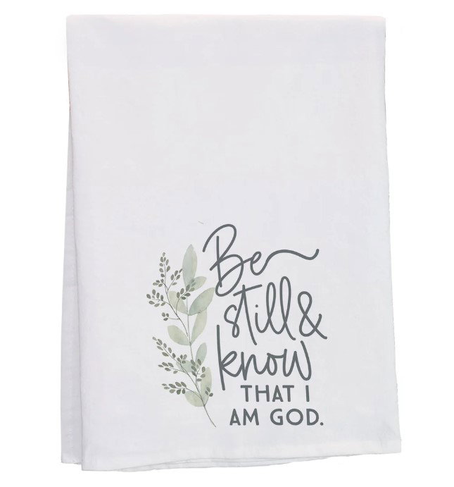 Image of Be Still & Know Tea Towel