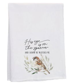 Image of Eye On The Sparrow Tea Towel