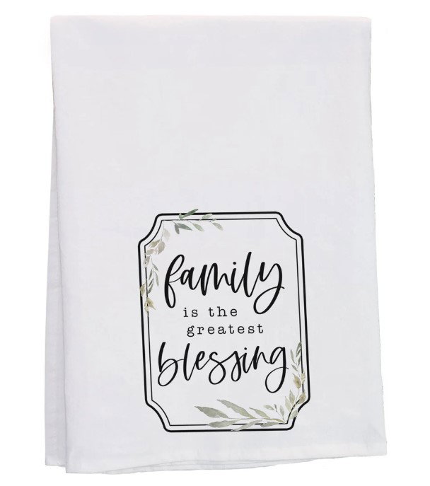 Image of Family Greatest Blessing Tea Towel