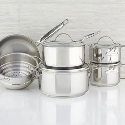 Image of Meyer Stainless Steel Cookware Set, 10-Piece