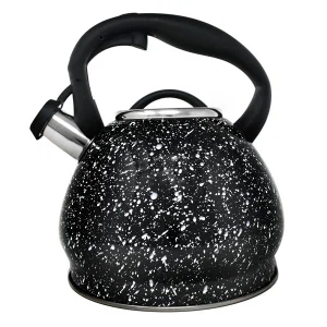 Stainless Steel Whistling Tea Kettle  3.3L, Black
