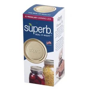 Superb 60 Regular Mouth Canning Lids