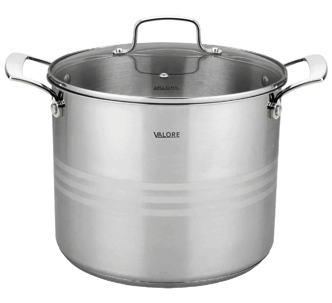 Image of Valore Stock Pot 12 qt 5 ply