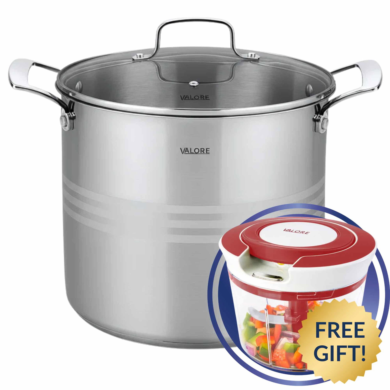 Image of Valore 16 Qt Stock Pot + Free Gift (Lynette)