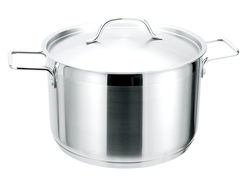 Image of Strauss Pro Induction Stock Pot 24cm / 9.5′ 9L –