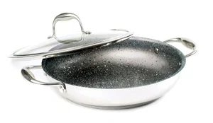 Fry Pan Accolade Granite Non-Stick w/lid 28cm/11"