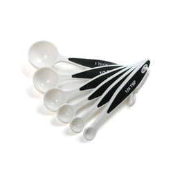 Image of Measuring Spoons Set of 6 White