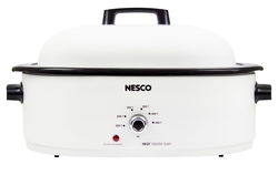 Image of Roaster Oven Nesco 18 qt Oval White