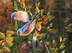 Image of Bluebird Glass Cutting Board