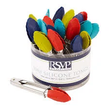 Tong Silicone Mini 7" (Assorted Colors)