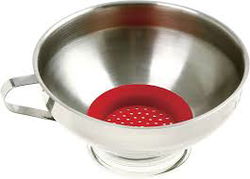Image of Canning Funnel SS with Spout and Strainer