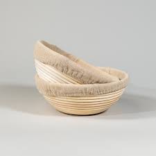 Image of Bowl with Cloth Bags for Sourdough