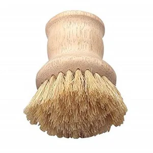 Natural Bristle Vegetable and Dish Brush Short Handle
