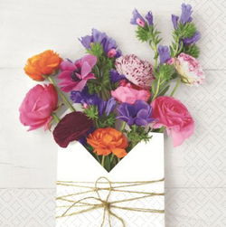 Image of Blooming letter – Luncheon Napkin