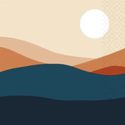 Image of Landscape Luncheon Napkin