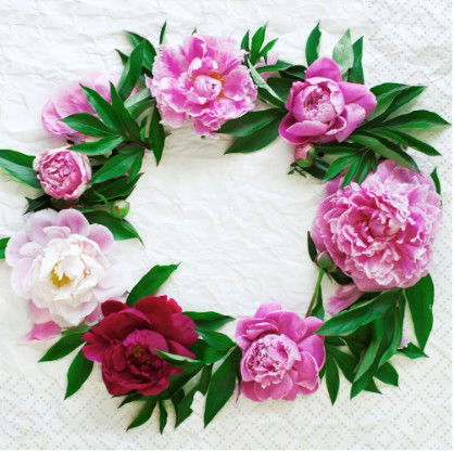 Blossom Wreath - Lucheon Napkin