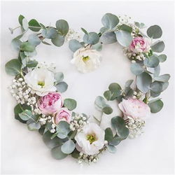 Image of Paper Napkins Eucalyptus Heart