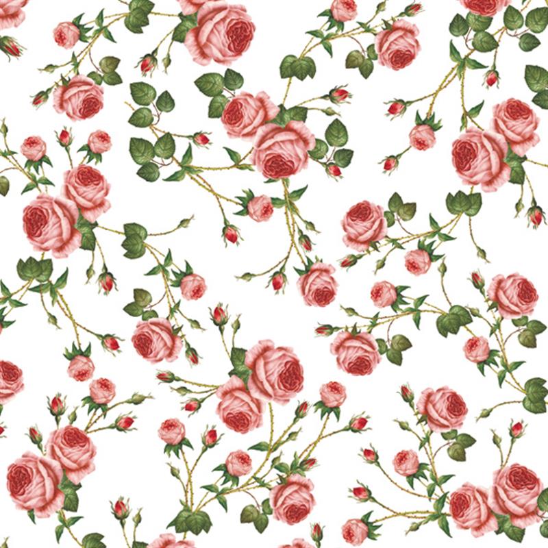 Image of Paper Napkins Small Roses