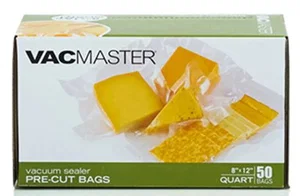 8"x12" Full Mesh Vacuum Seal Quart Bags (50 Pack)