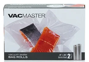 8"x20' Full Mesh Vacuum Seal Rolls (2 Pack)