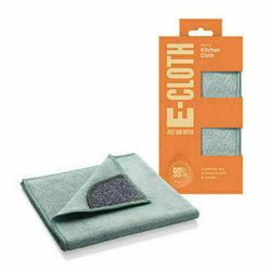 Image of Kitchen E-Cloth (Green & Grey)