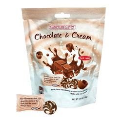 Image of Chocolate & Cream Hard Candy 5.5oz, 25 Pc